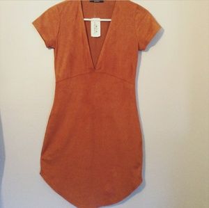Forever 21 Rust Orange Dress